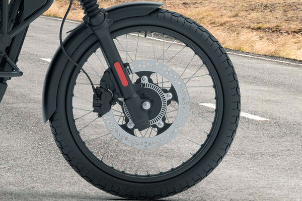 Yezdi Motorcycles Adventure Tyre View