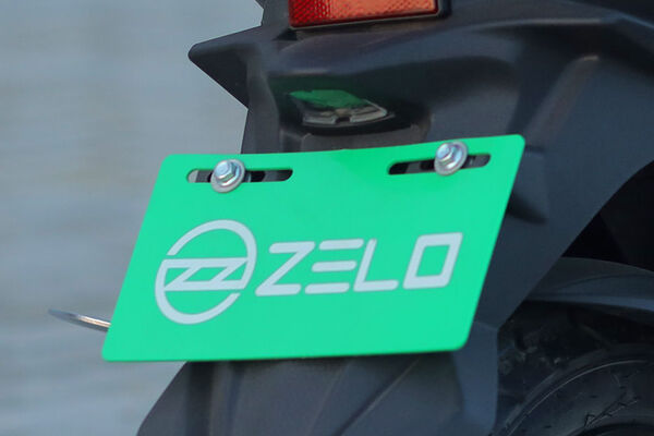 Zelo Zaeden Plus Number Plate View